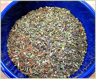 Picture of a homemade Greek seasoning
