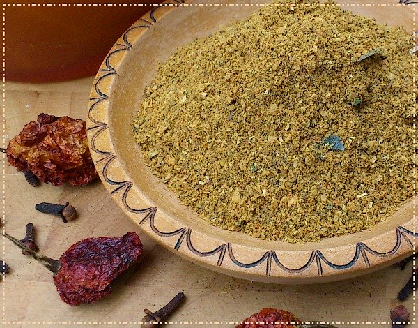 Organic curry powder