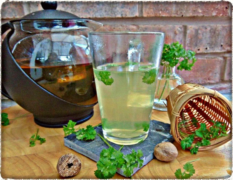 Parsley tea